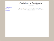 Tablet Screenshot of danielssons.com